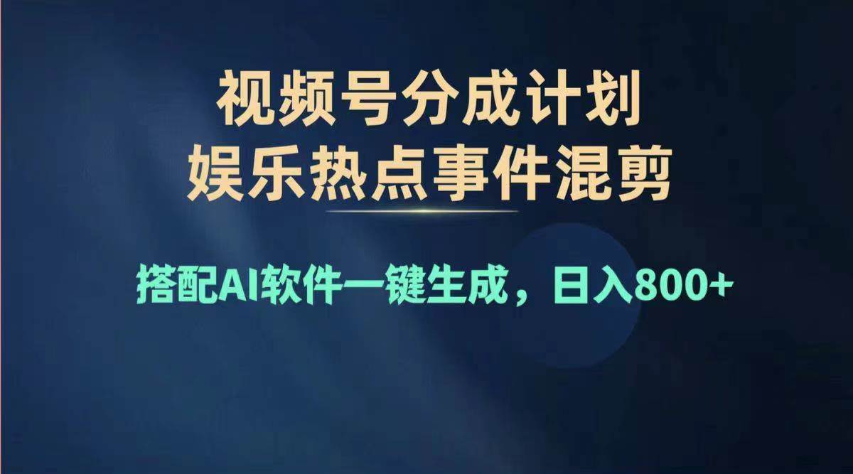 2024年度视频号赚钱大赛道，单日变现1000+，多劳多得，复制粘贴100%过…-91搞钱
